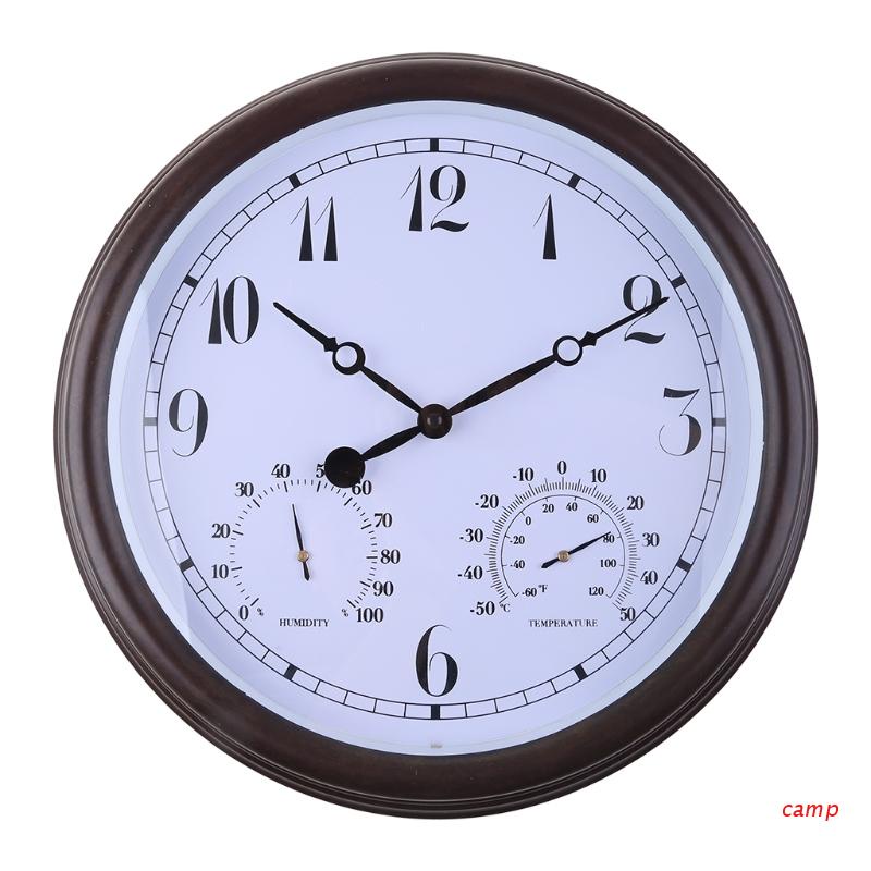 Đồng Hồ Treo Tường Đo Nhiệt Độ 15 "Phong Cách Retro