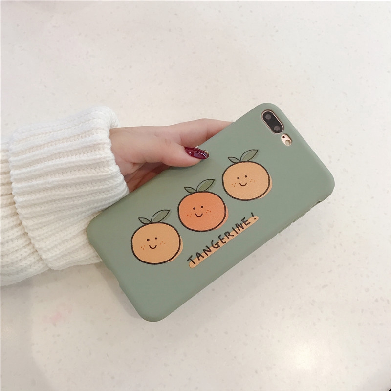 Ốp điện thoại họa tiết trái cây hoạt hình thời trang cho iPhone Xsmax XR XS X 7 8 6 6S Plus 6sPlus 7plus | BigBuy360 - bigbuy360.vn