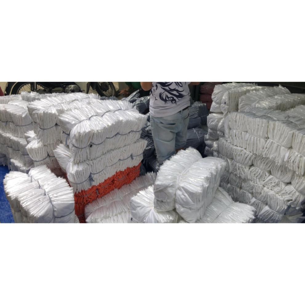 Combo 2 áo phông trơn trắng đen vải dày mịn