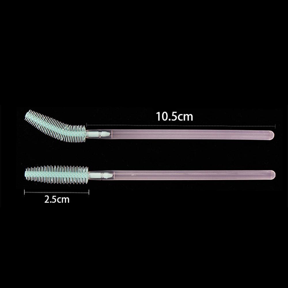 Cọ Mascara Lông Mày Bằng Silicon Trong Suốt Dùng Một Lần