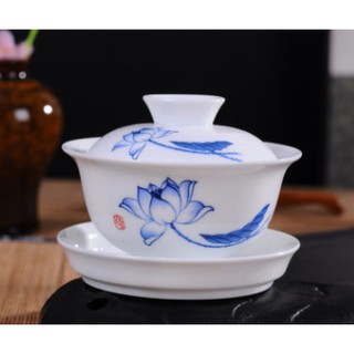 [CỔ NGHỆ THƯƠNG PHẨM] Chén Cảnh Đức trấn mẫu hoa sen đơn