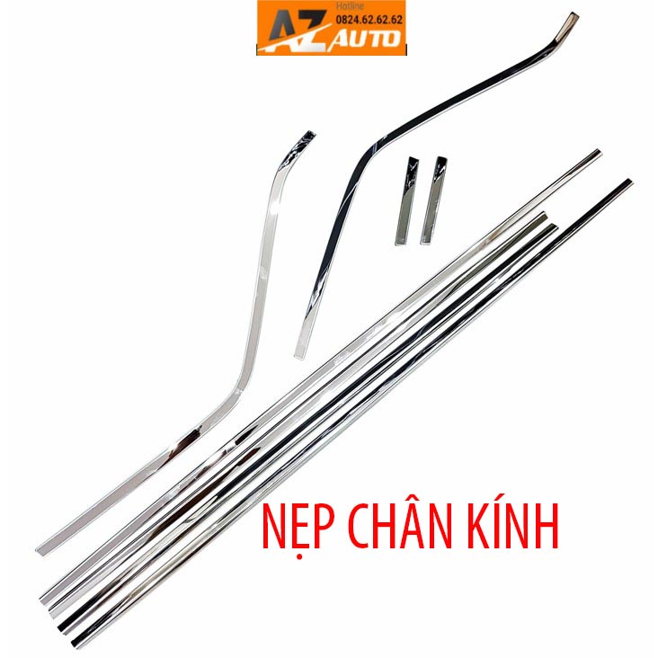 Nẹp viền chân kính, cong kính xe Suzuki ERTIGA 2019-2022 chất liệu inox cao cấp, có phần chữ z