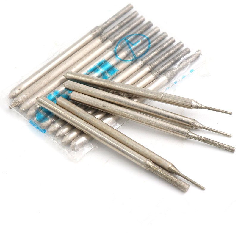 Mũi mài khắc đầu kim cương cán 2.35mm