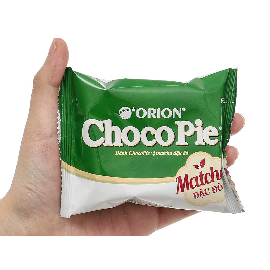 Bánh Chocopie Matcha Đậu Đỏ 360g (12 Cái) Mới