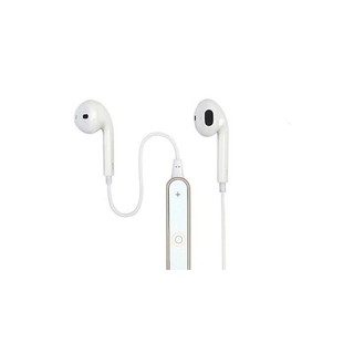 tai nghe ko dây bluetooth màu trắng