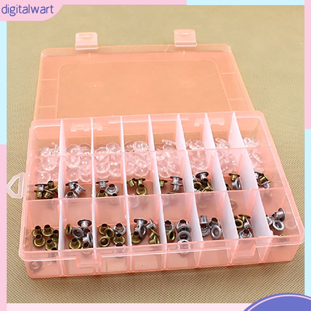 Hộp Nhựa PP Trong Suốt 24 Ngăn Đựng Đồ Thủ Công