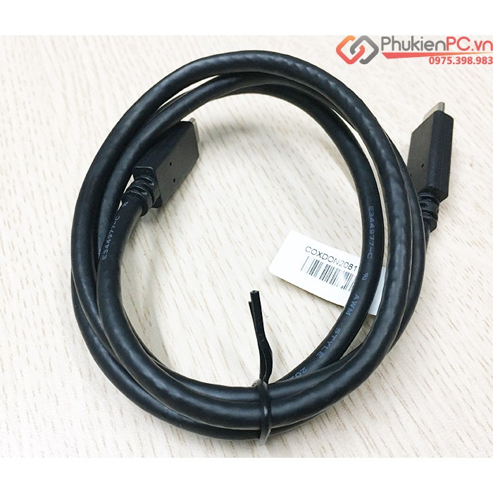 Cáp Type-C to Type-C 10GB dài 1M