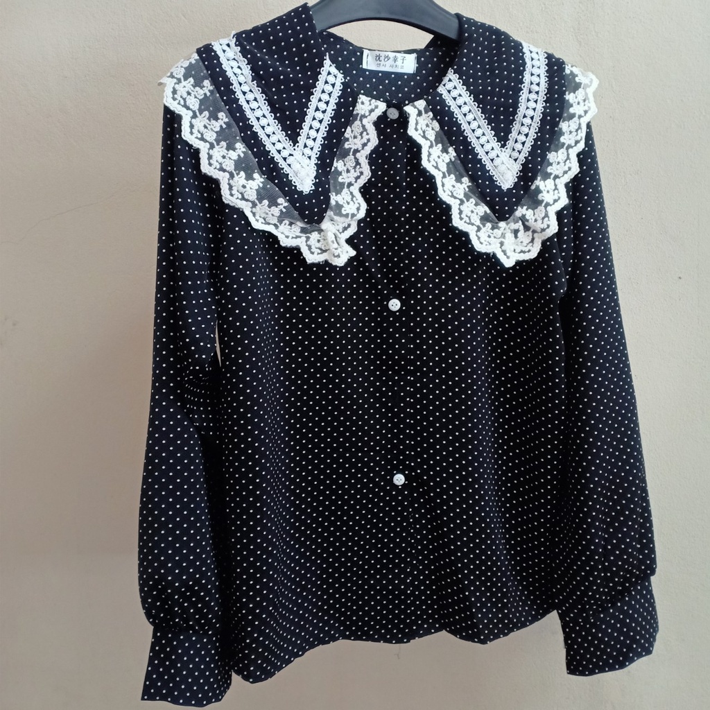 áo babydoll tiểu thư 2 viền ren PN0002