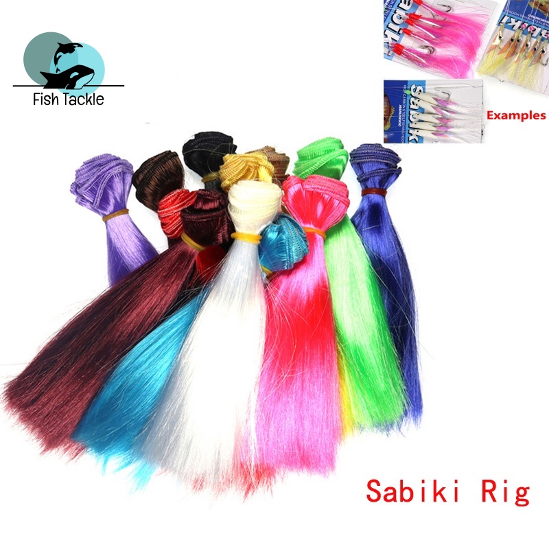 Móc Câu Cá Sabiki Bằng Sợi Tổng Hợp Phát Sáng Và Lấp Lánh