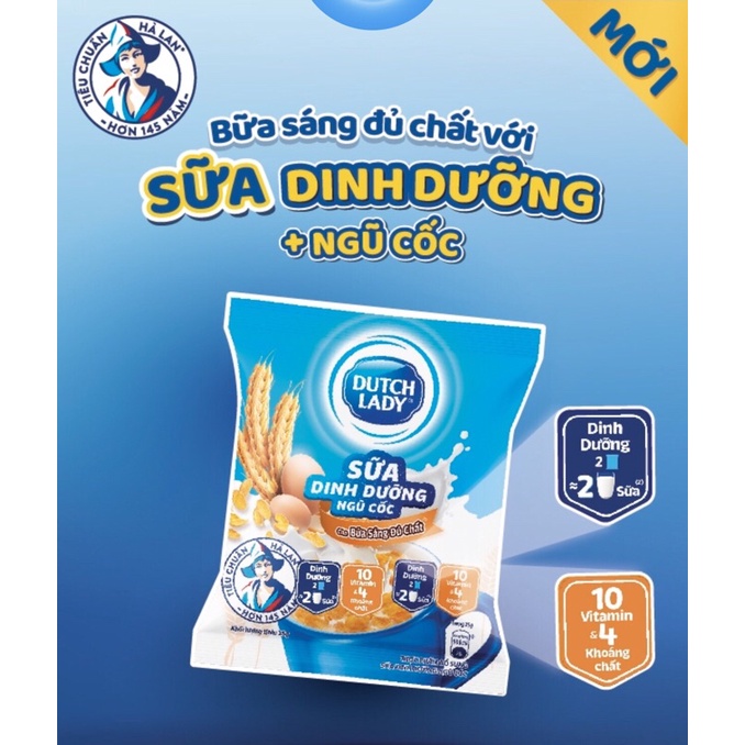 Dây 10 Gói Ngũ Cốc Dutch Lady ( 1 gói / 25gr )