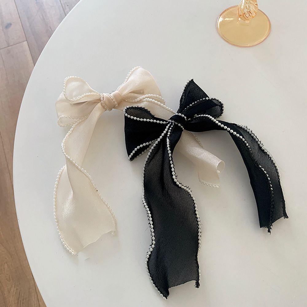 Kẹp Tóc Nơ WMES15H Phong Cách Hàn Quốc Sang Trọng Thời Trang Dự Tiệc