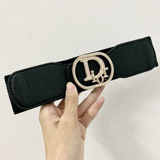 Đai váy belt diiiiiiiii đính đá 5cm chất chữ d nạm đá