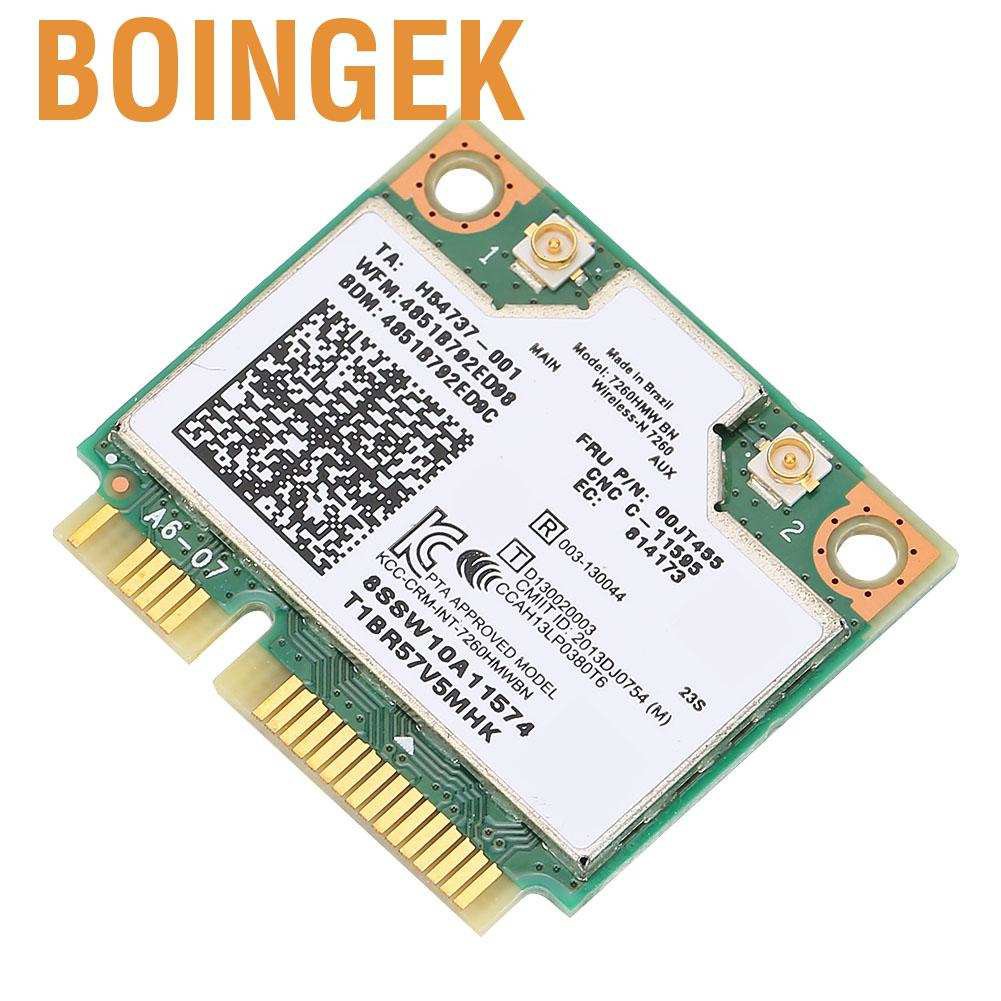 Boingek 300Mbps Wifi card Module Bluetooth 4.0 7260 BN for Lenovo Y510P Y410P Y430P SLS