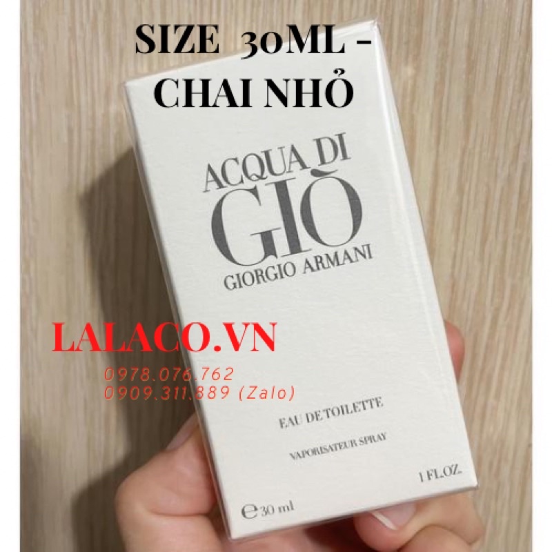 Nước hoa nam Giorgio Armani Acqua Di Gio - gio trắng