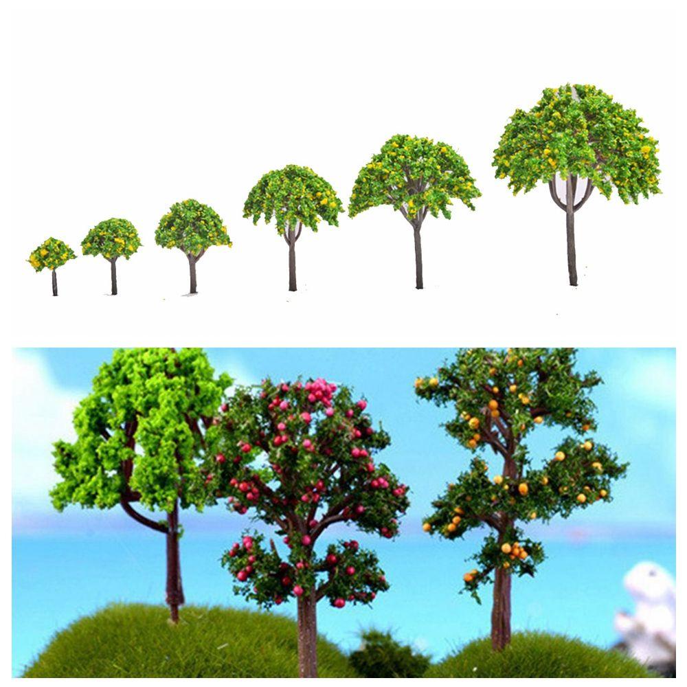 CONOPERY Bộ 12 Cây Xanh Nhân Tạo Bằng Nhựa Dùng Trang Trí Tiểu Cảnh