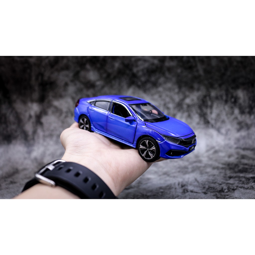 MÔ HÌNH XE HONDA CIVIC BLUE 1:32 JACKIEKIM 5754