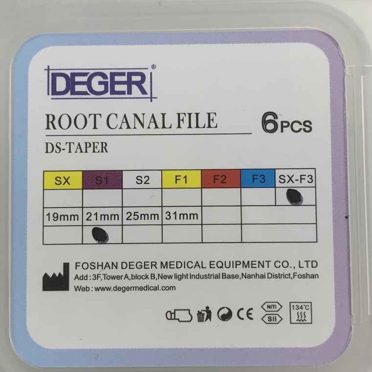 Vỉ file dẻo kháng gãy điều trị nội nha_Nha Khoa