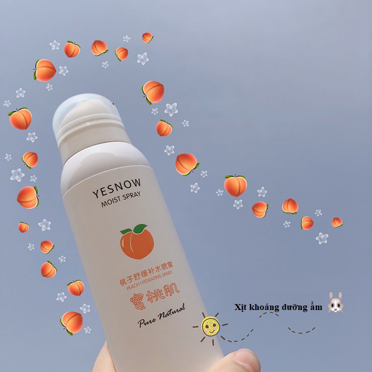 Xịt khoáng ĐÀO CẤP NƯỚC, dưỡng ẩm, SÁNG DA YESNOW - [ 200ml] HÀNG CHÍNH HÃNG | BigBuy360 - bigbuy360.vn