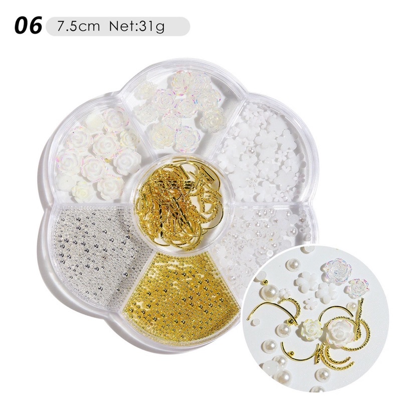 Cham khay hoa tròn mix đủ mẫu SIÊU HOT