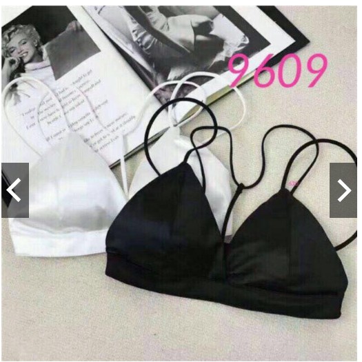 Hàng Mới Về ÁO BRA SATIN CỔ V SEXY