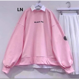 Áo nỉ bo cotton black LN12