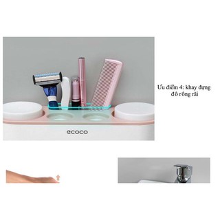 Trọn bộ 4 món kệ để bàn chải đánh răng