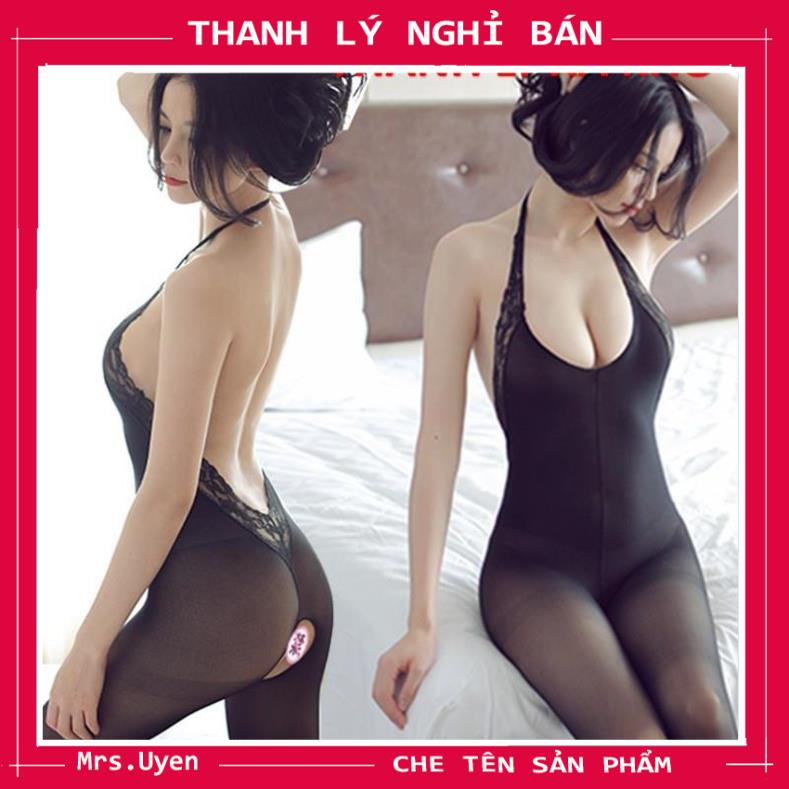 Bộ đồ ngủ body da liền thân bó sát sexy - bst004 - Bodystocing lưới 1 mảnh hở lưng quyến rũ | BigBuy360 - bigbuy360.vn