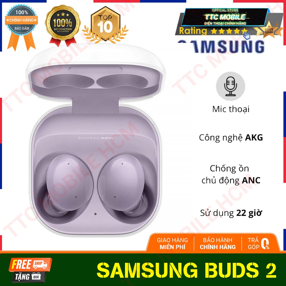 Tai Nghe Bluetooth True Wireless Samsung Galaxy Buds 2 SM-R177NZKAXXV - Hàng Chính Hãng