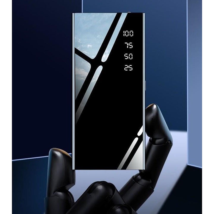 Pin sạc dự phòng oppo 10000mah mặt gương đen - SA0001