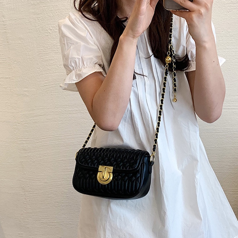 Túi đeo chéo IELGY dạng vuông cỡ nhỏ phong cách Hàn Quốc thời trang cho nữ