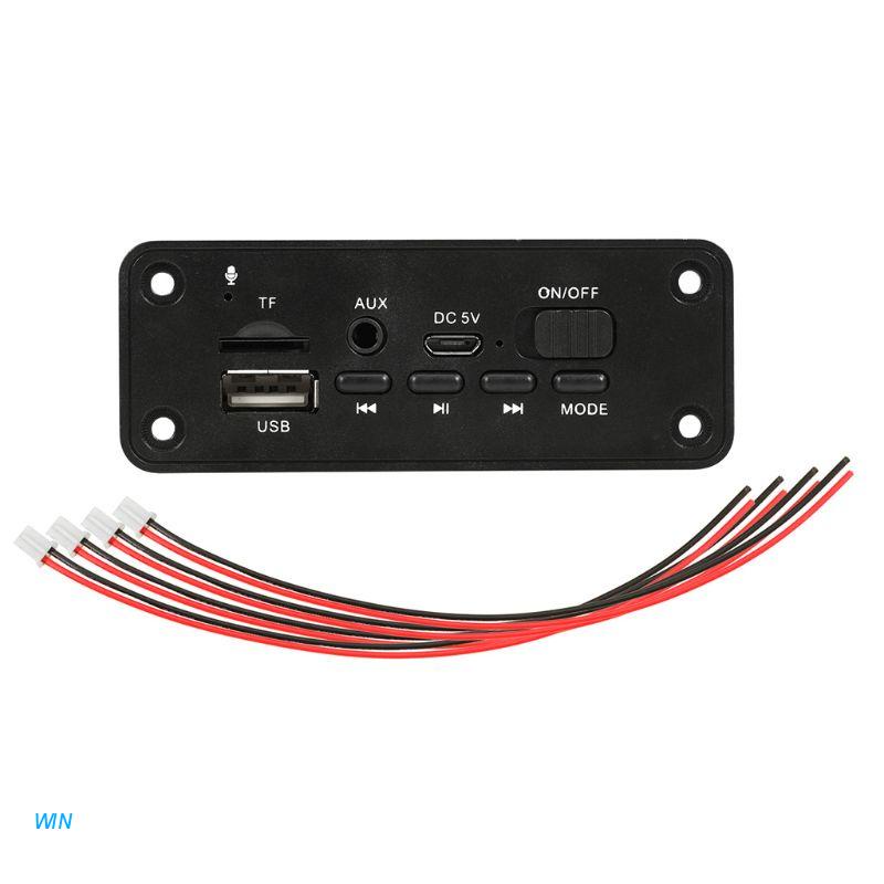 Bảng Mạch Giải Mã Âm Thanh Bluetooth Không Dây Usb Tf Dc 5v Mp3 Wma 2x3w