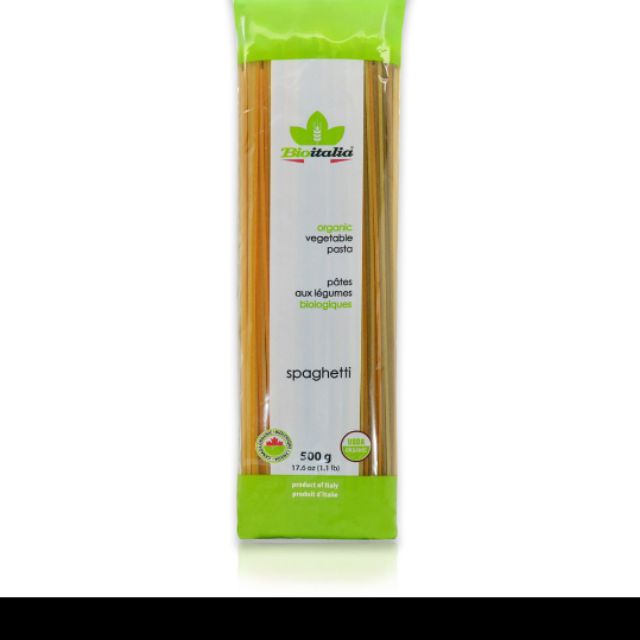 Mỳ spaghetti rau củ hữu cơ Bioitalia