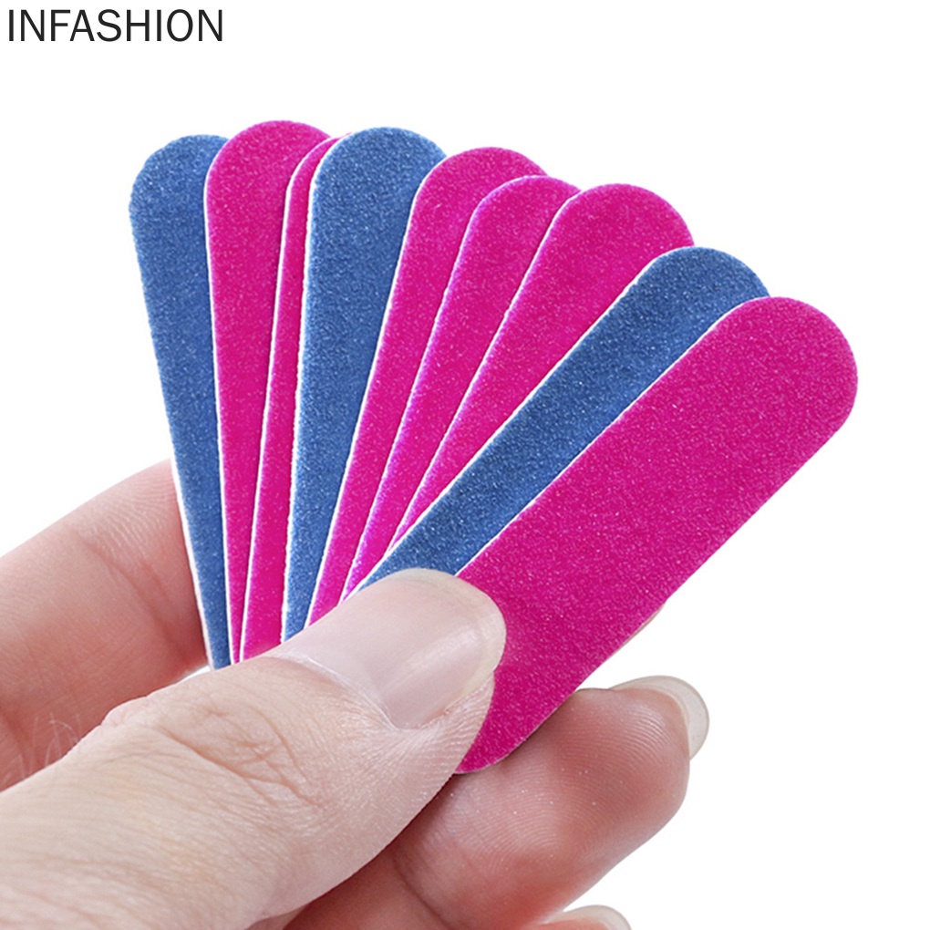 [Hàng mới về] 100 Cây dũa móng tay hai mặt chuyên nghiệp