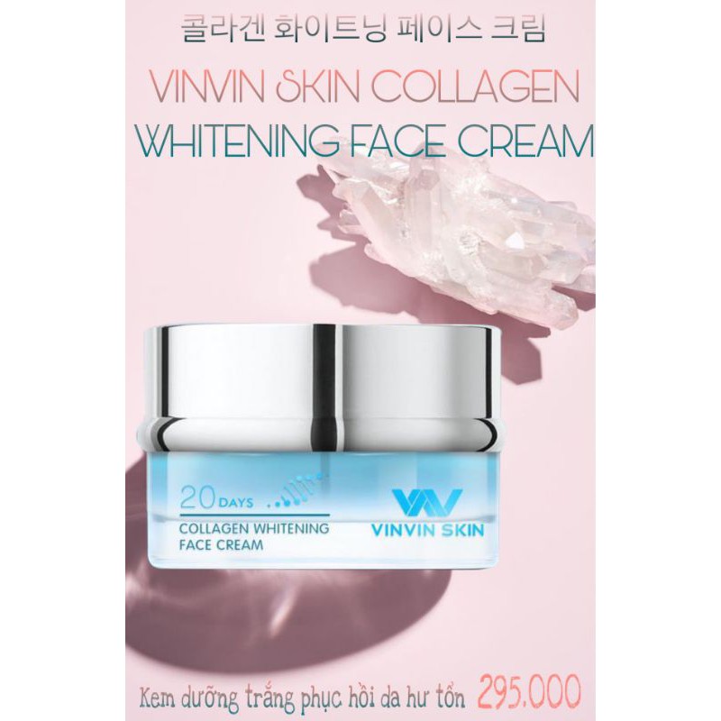 Kem collagen whitening face cream