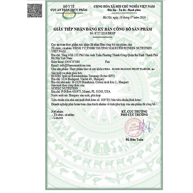 Creatine | Scitec Nutrition Creabomb Tăng Sức Mạnh 660g - Chính Hãng