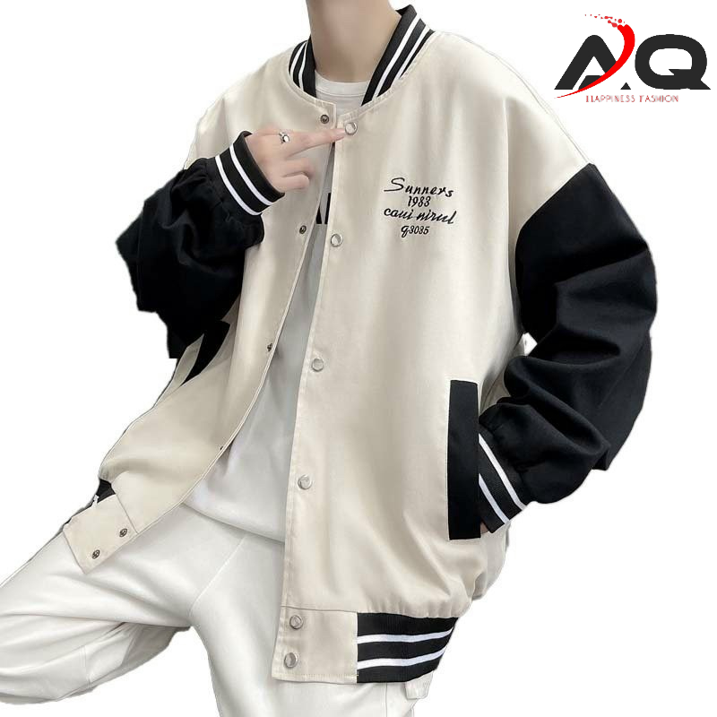 Áo khoác dù 1988 áo Bomber khoác dù bóng chày 2 Lớp Chống Nắng form rộng nam nữ ulzzang- AQ STORE