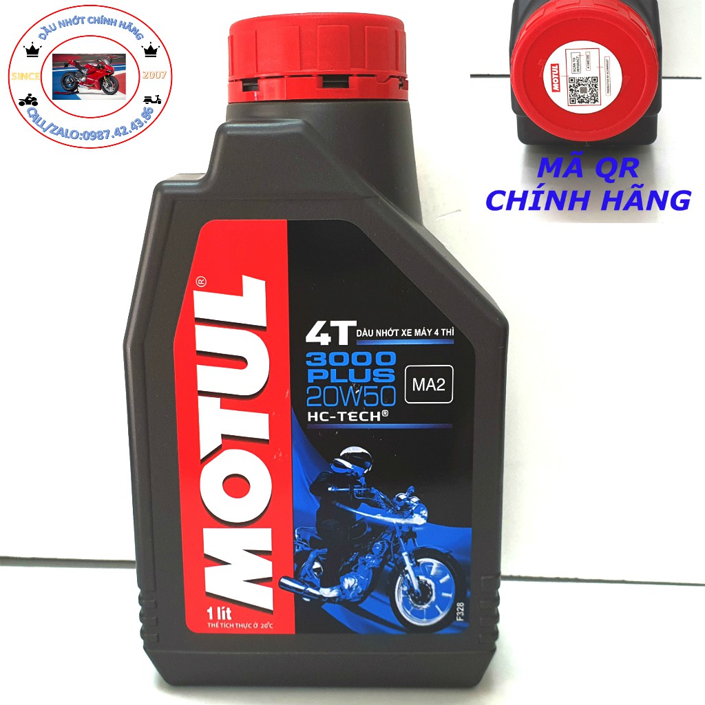 Dầu nhớt xe máy  MOTUL 3000 PLUS 20W50 1L