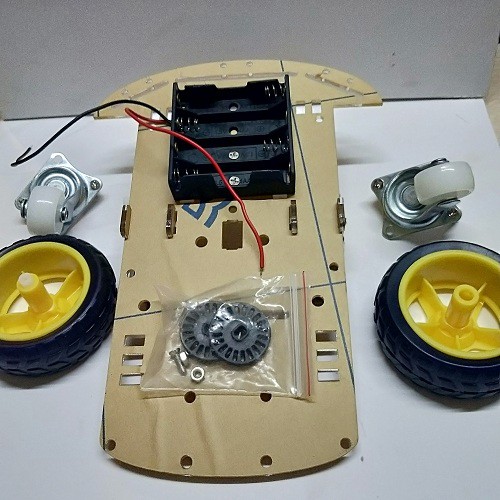 Bộ khung xe robot 3 bánh