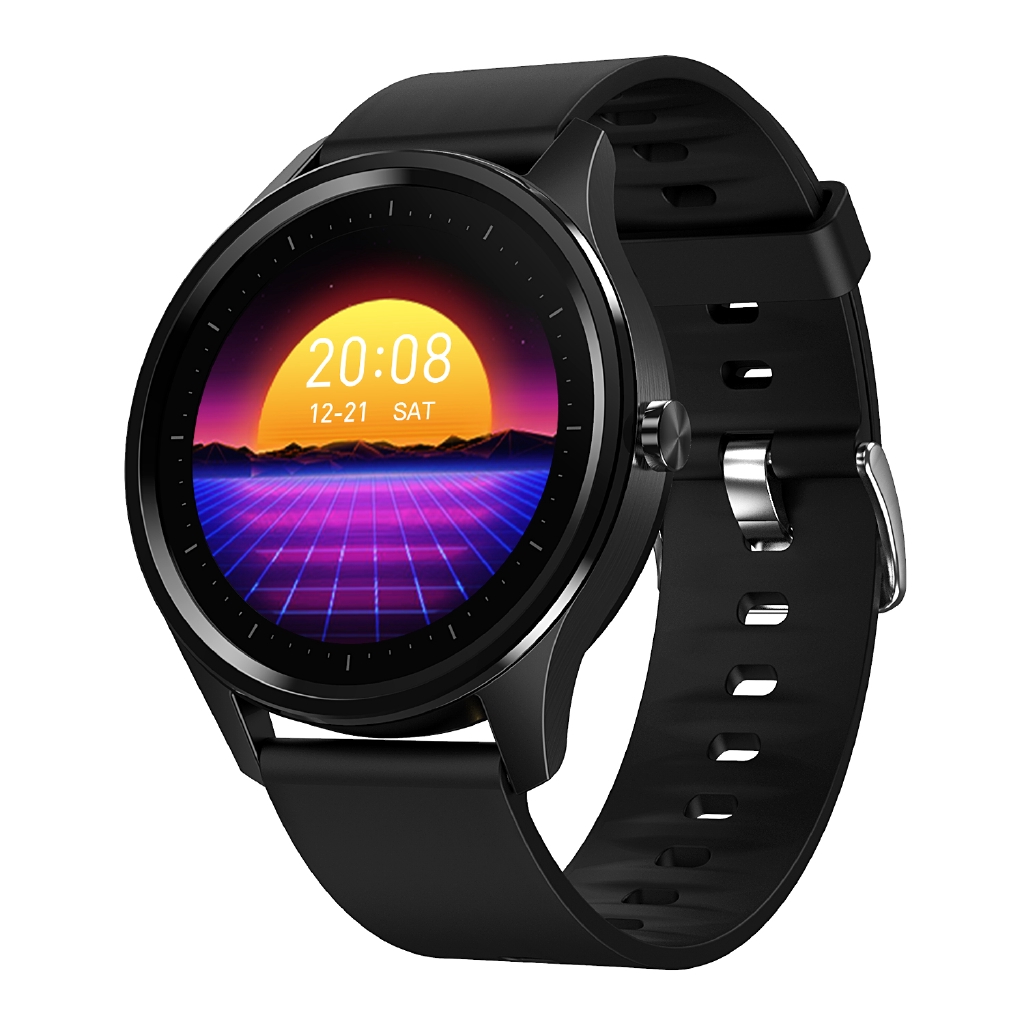 Đồng hồ đeo tay thông minh Lykry DT55 hỗ trợ đo nhịp tim màn hình cỡ 1.3inch cho hệ thống Android và IOS