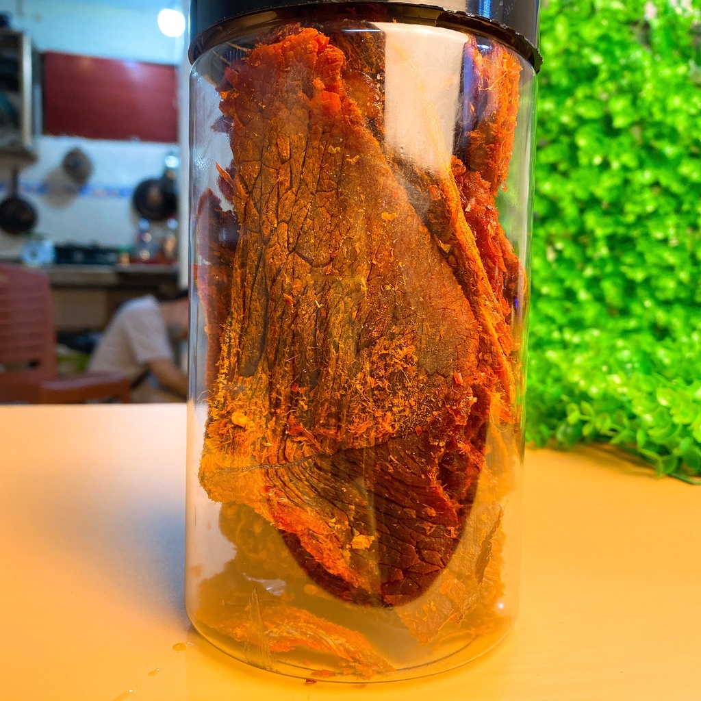 Thịt bò khô miếng Hồng Ngự - khô bò 100% từ thịt bò tươi hũ 400g | BigBuy360 - bigbuy360.vn