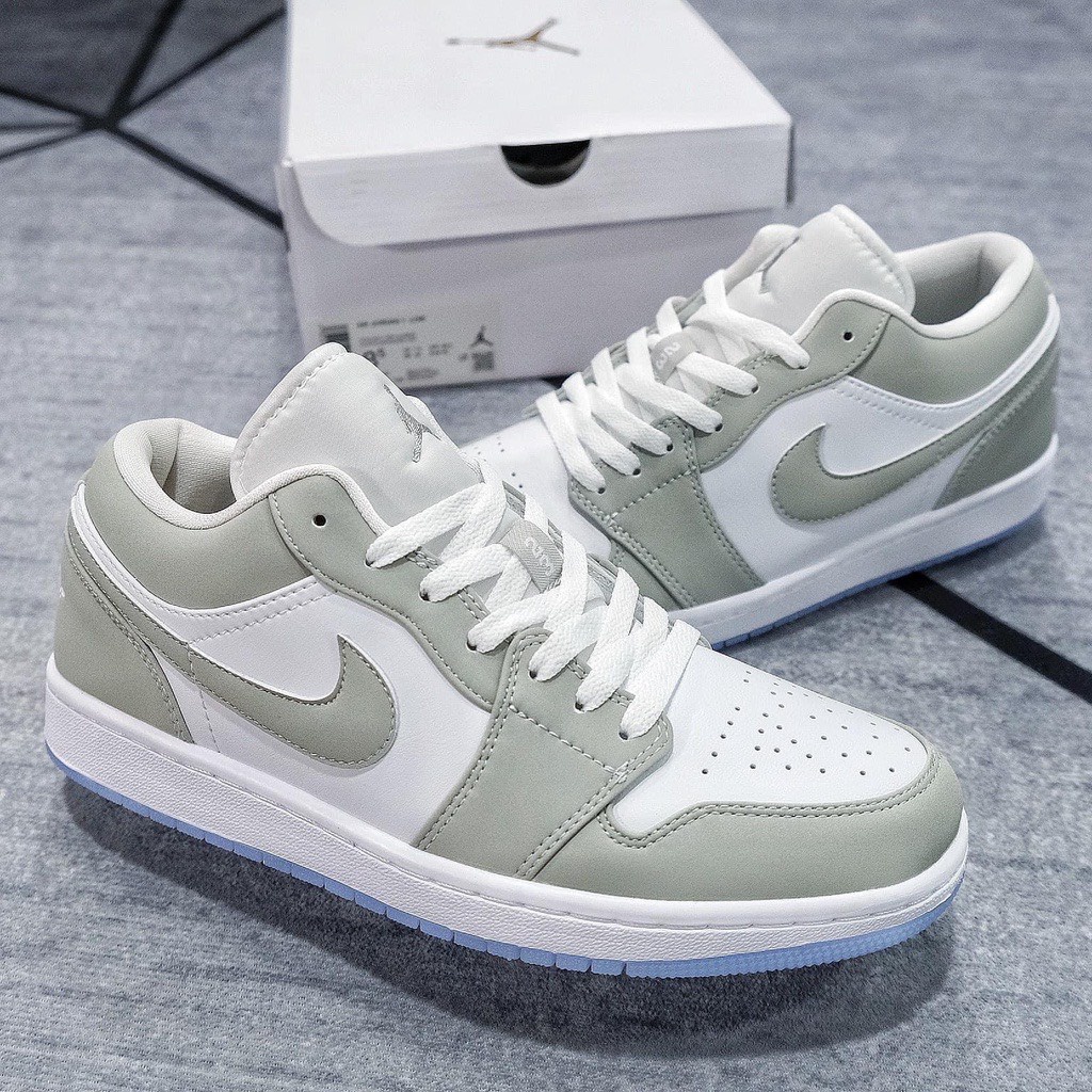 Giày Jordan cổ thấp, jd wolf grey bản SC dễ phối đồ, full bill + box bảo vệ