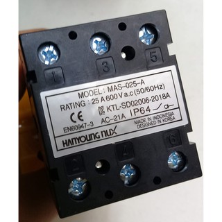 CÔNG TẮC NGUỒN 25A MAS-025-A HANYOUNG