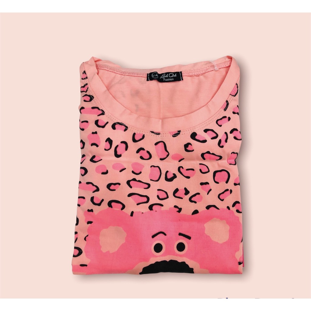 [Hot Deal] Bộ Thun Gấu Hồng Vải Thun Mềm Mát Cao Cấp | BigBuy360 - bigbuy360.vn