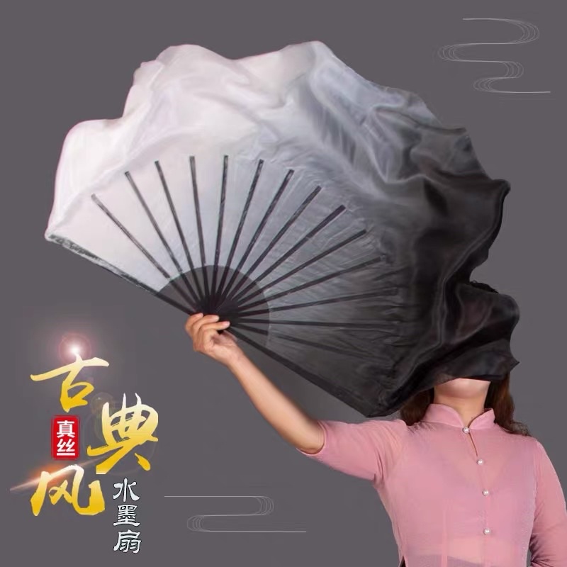 quạt múa lụa cao cấp hàng oder