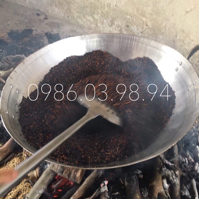 1kg Gạo rang cháy bếp củi, hỗ trợ trào ngược dạ dày, thải Virus HP theo công thức gạo rang cháy rau thuốc Thành Mắt