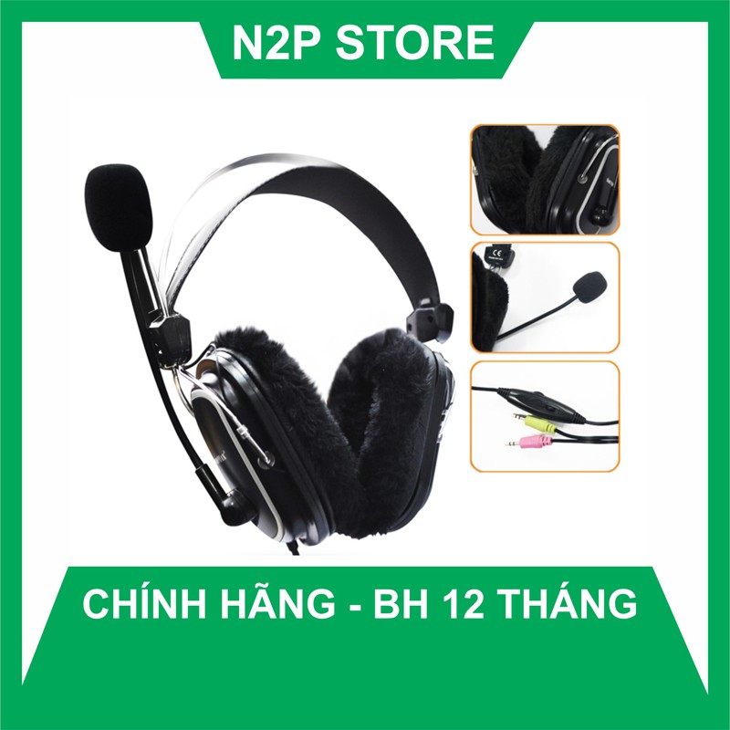 [Mã ELFLASH5 giảm 20K đơn 50K] Tai nghe chụp tai Game Net Soundmax AH-304 (Hãng phân phối chính thức)