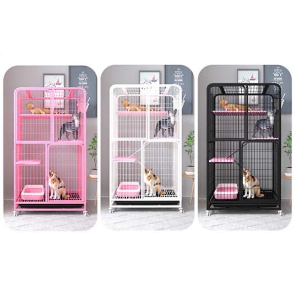 Chuồng mèo tự lắp ghép thiết kế thông minh hiện đại 1m56 *78 *54cm