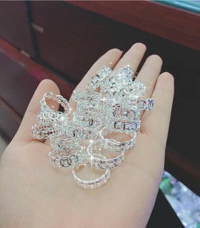 Nhẫn Kim tiền Bạc Itay 925