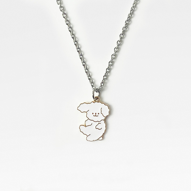 Dây Chuyền Mặt Họa Tiết Thỏ Hoạt Hình Phong Cách Hàn Quốc Đáng Yêu Dành Cho Nữ 22687