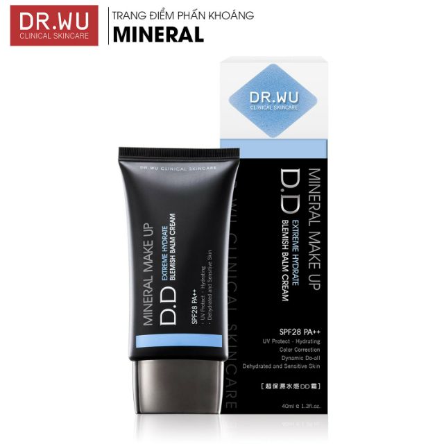 Kem nền dưỡng ẩm Dr.Wu DD cream SPF28 40ml